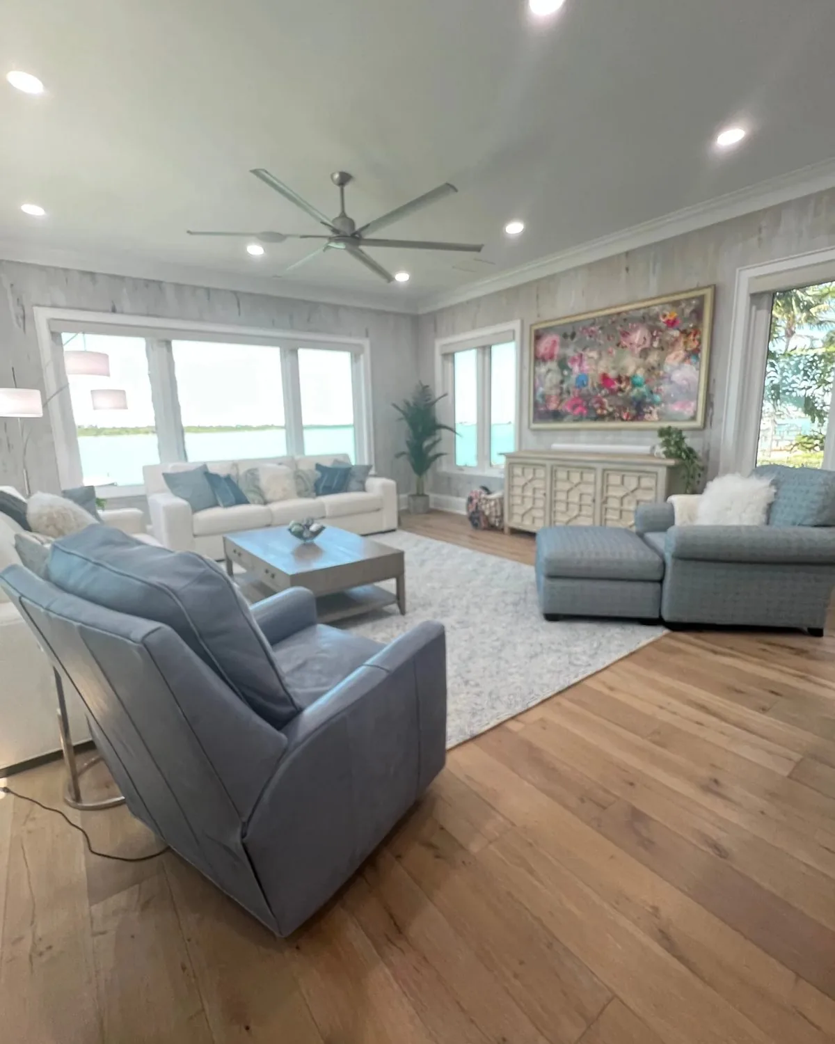 Living room from the recent whole house remodel
