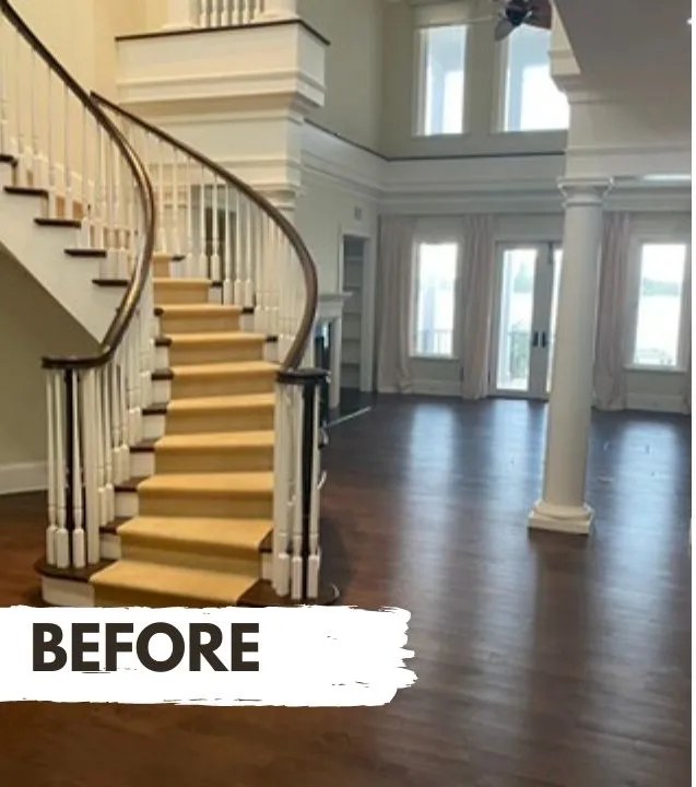 Foyer before remodeling