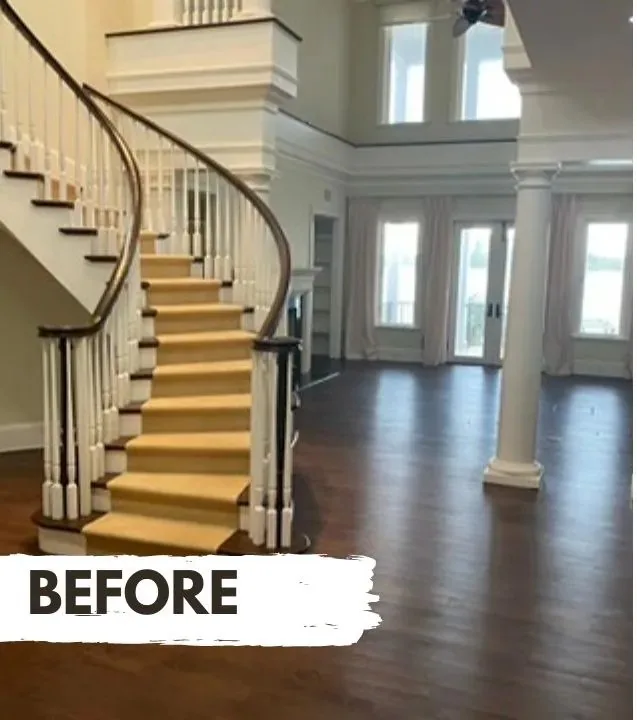 Foyer before remodeling
